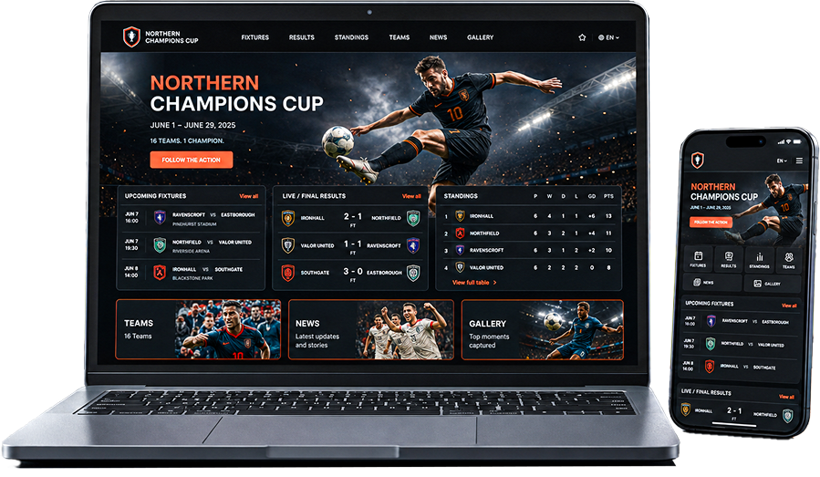 Prowem Public Event Page Mockup