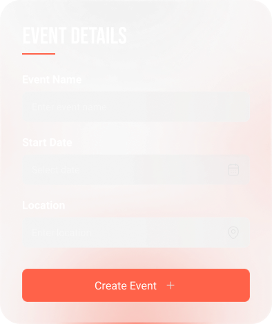 Event Details Form