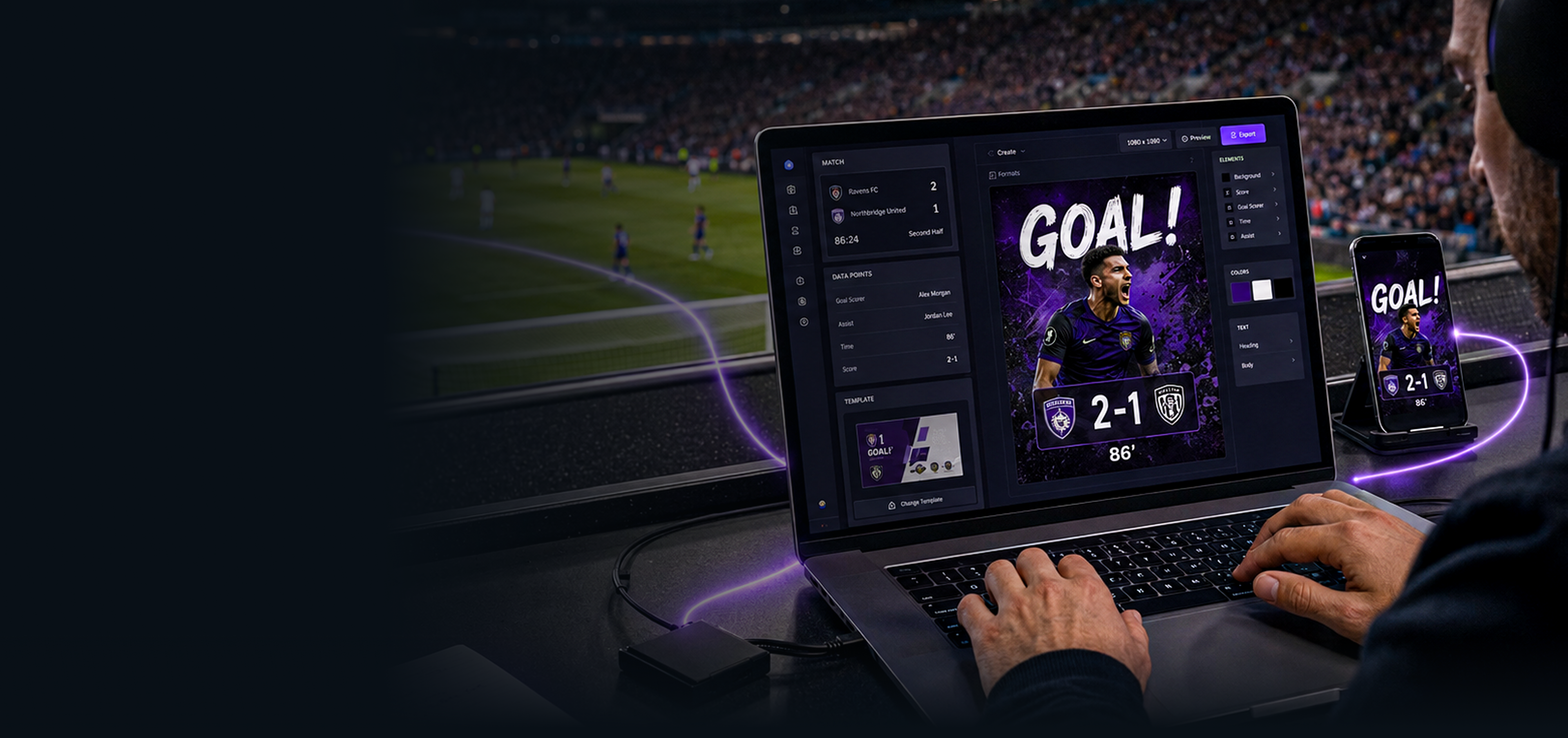 Broadcast Every Match Background