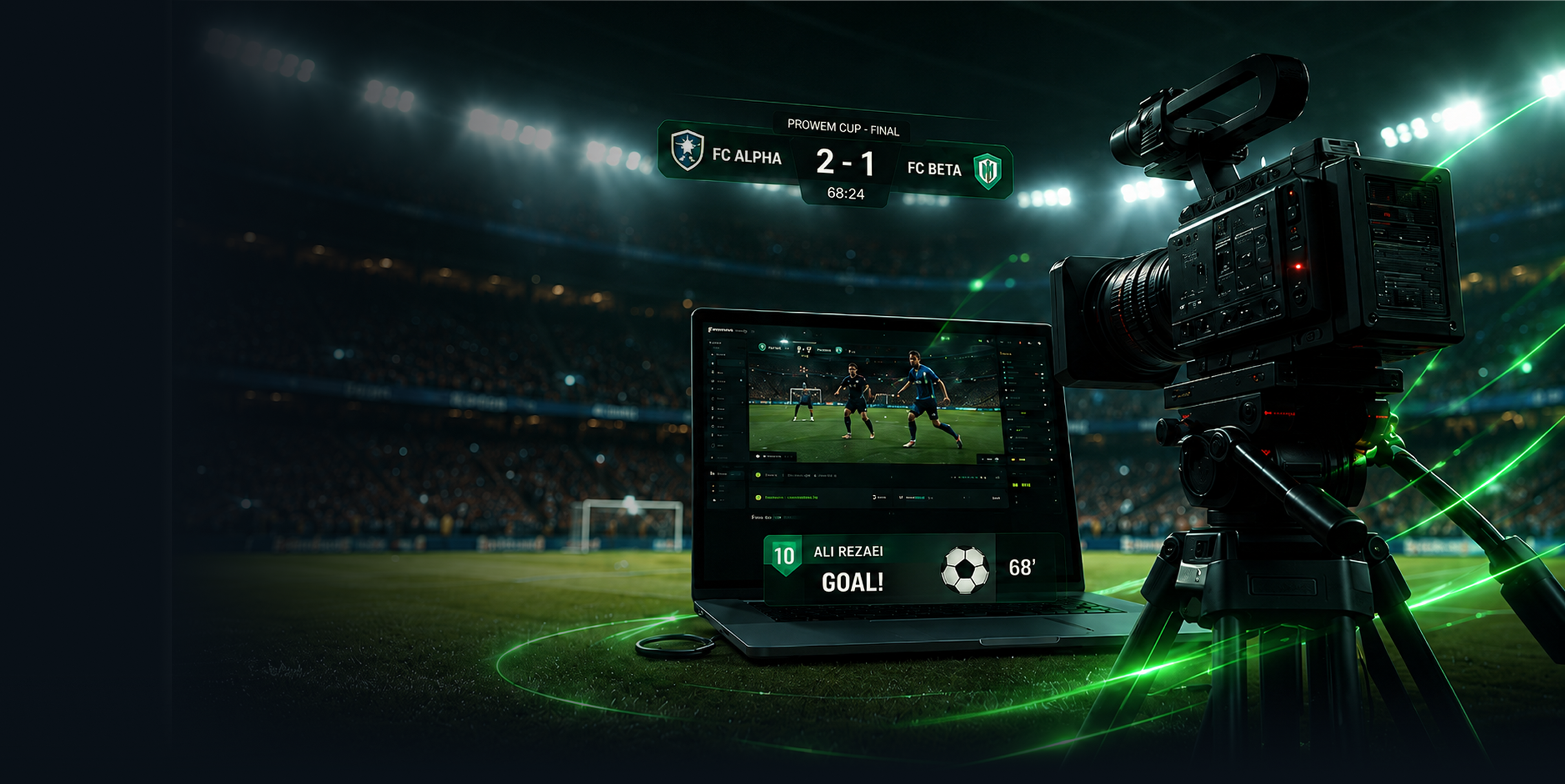 Broadcast Every Match Background